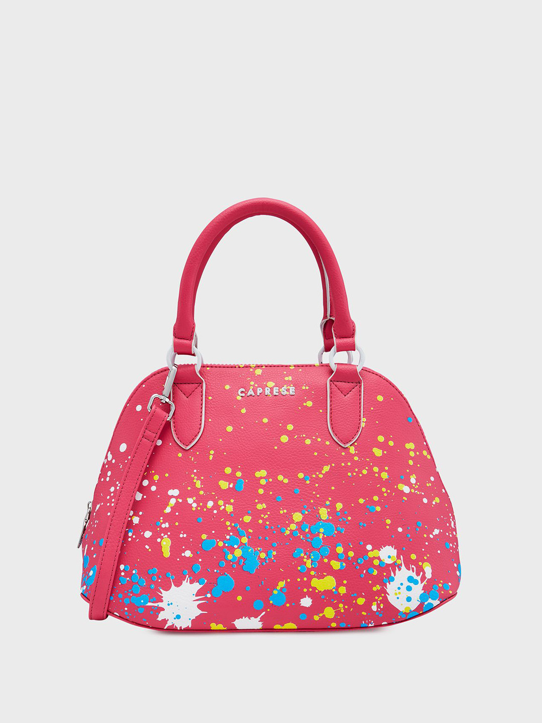 Caprese Splash Women Fuchsia Medium Satchel Bag