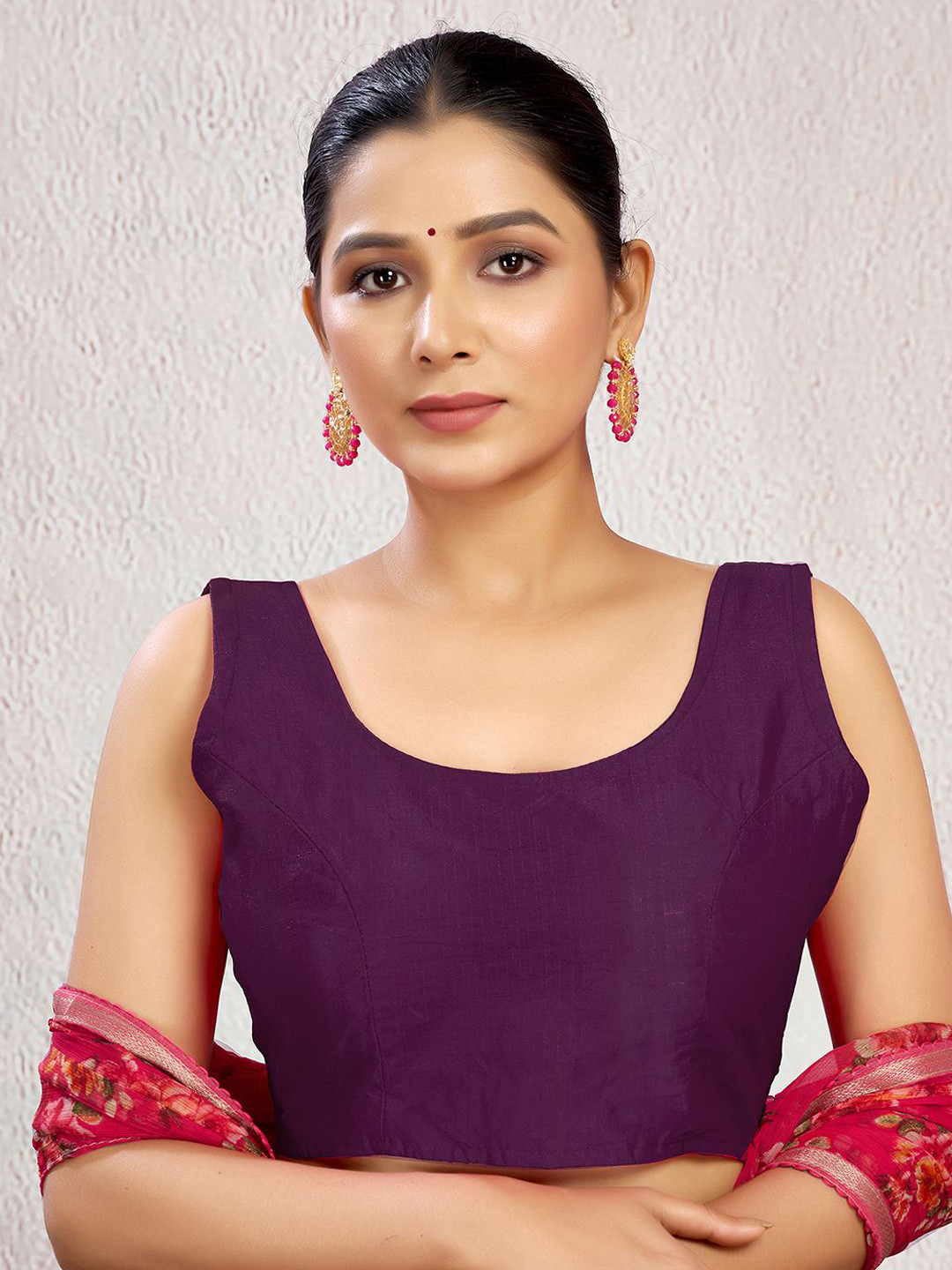 KALINI Fully Stitched Padded Saree Blouse