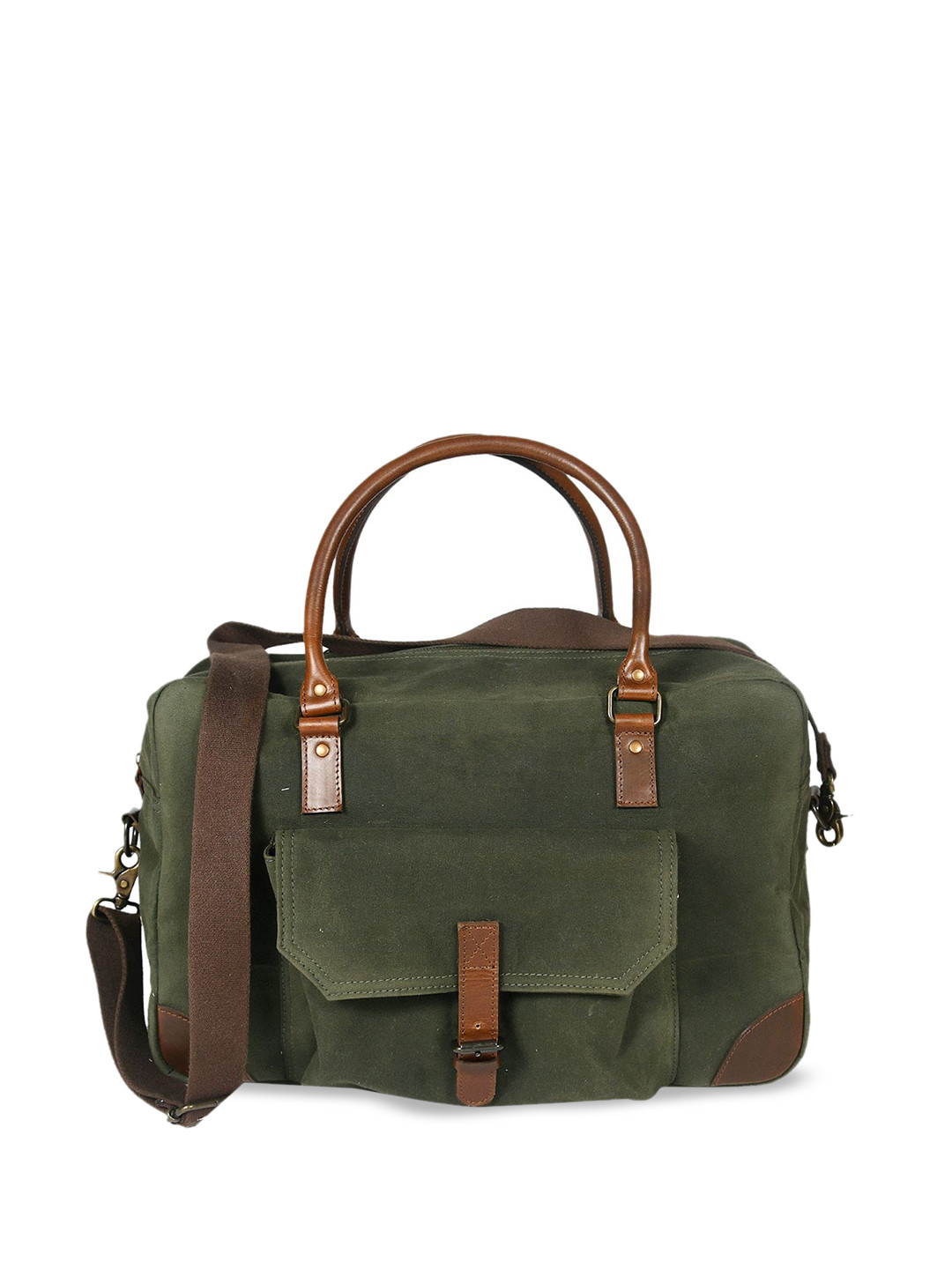 Celtic Green Canvas Medium Casual Duffel Bag