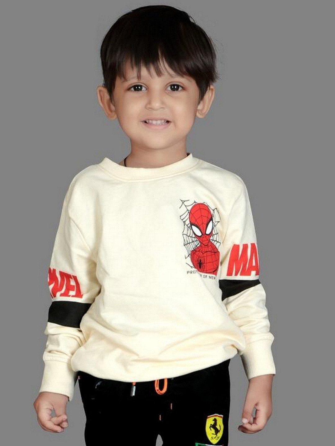 Crazy Chips Boys Graphic Printed Cotton T-shirt