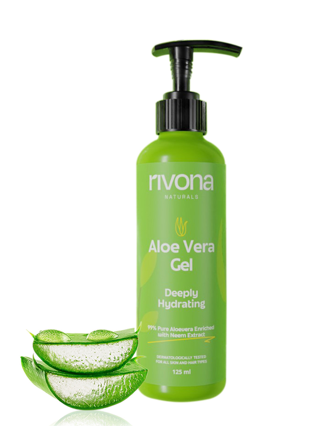 Rivona Naturals 99% Pure Aloe Vera Gel With Neem - 125ml
