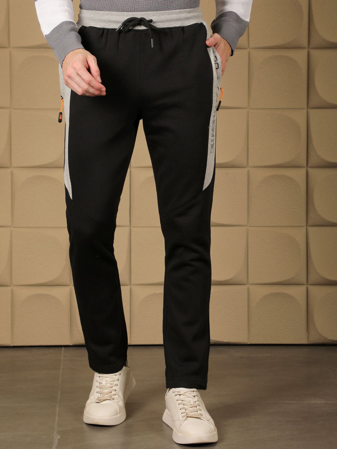COBB Men Printed Cotton Regular Fit Track Pants