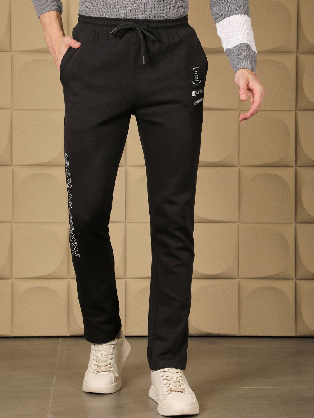 COBB Men Printed Cotton Track Pants