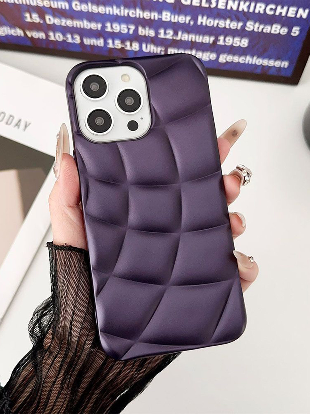 Luxury Kase LK126 Spherical Hemisphere iPhone 15 Pro Max Back Case