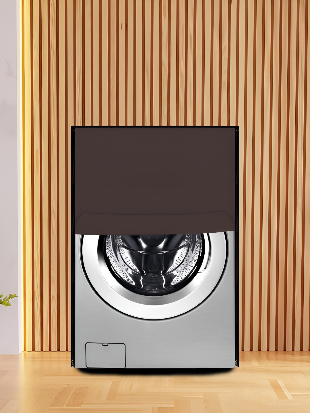 KANUSHI INDUSTRIES Brown Front Load Automatic Waterproof Washing Machine Cover