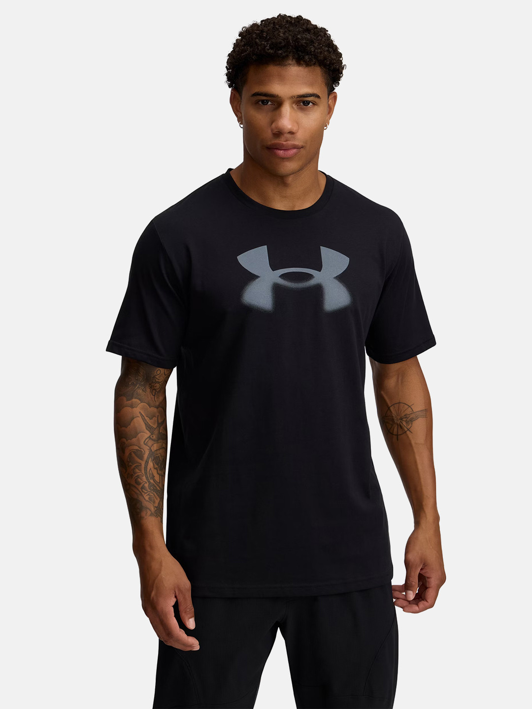 UNDER ARMOUR Reflective Big Brand Logo Printed Training T-shirt