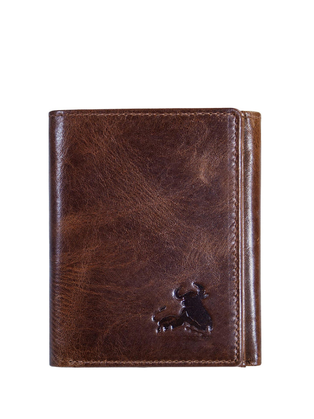 CONTACTS Men Leather Three Fold Wallet