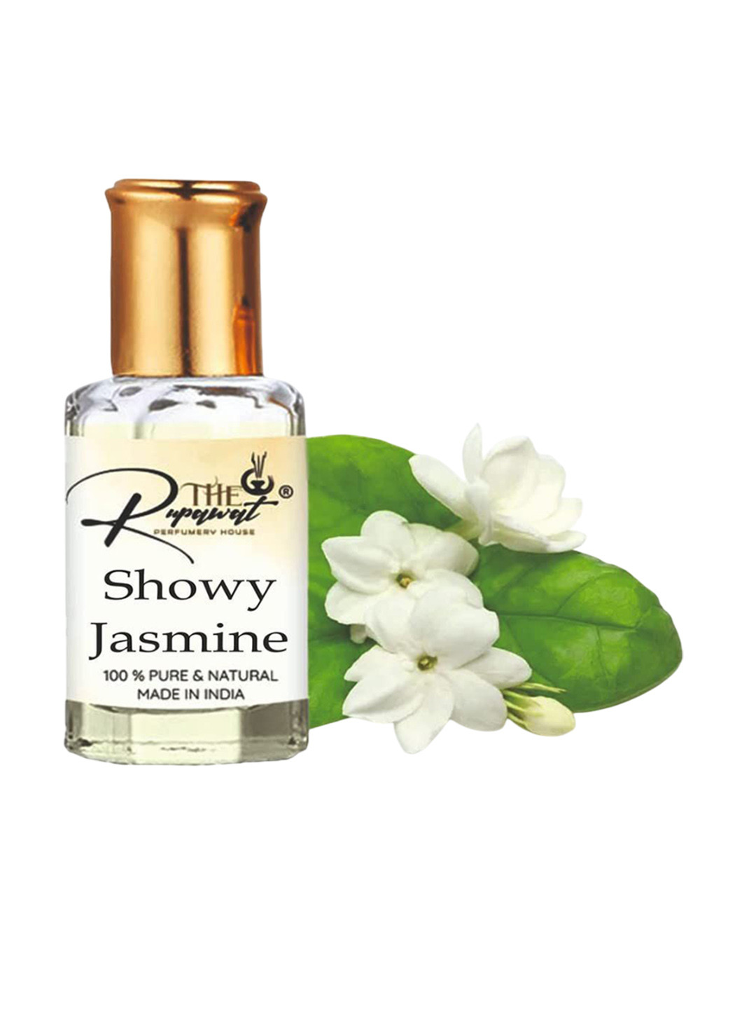 THE RUPAWAT Perfumery House Showy Jasmine Natural & Alcohol Free Attar - 12 ml