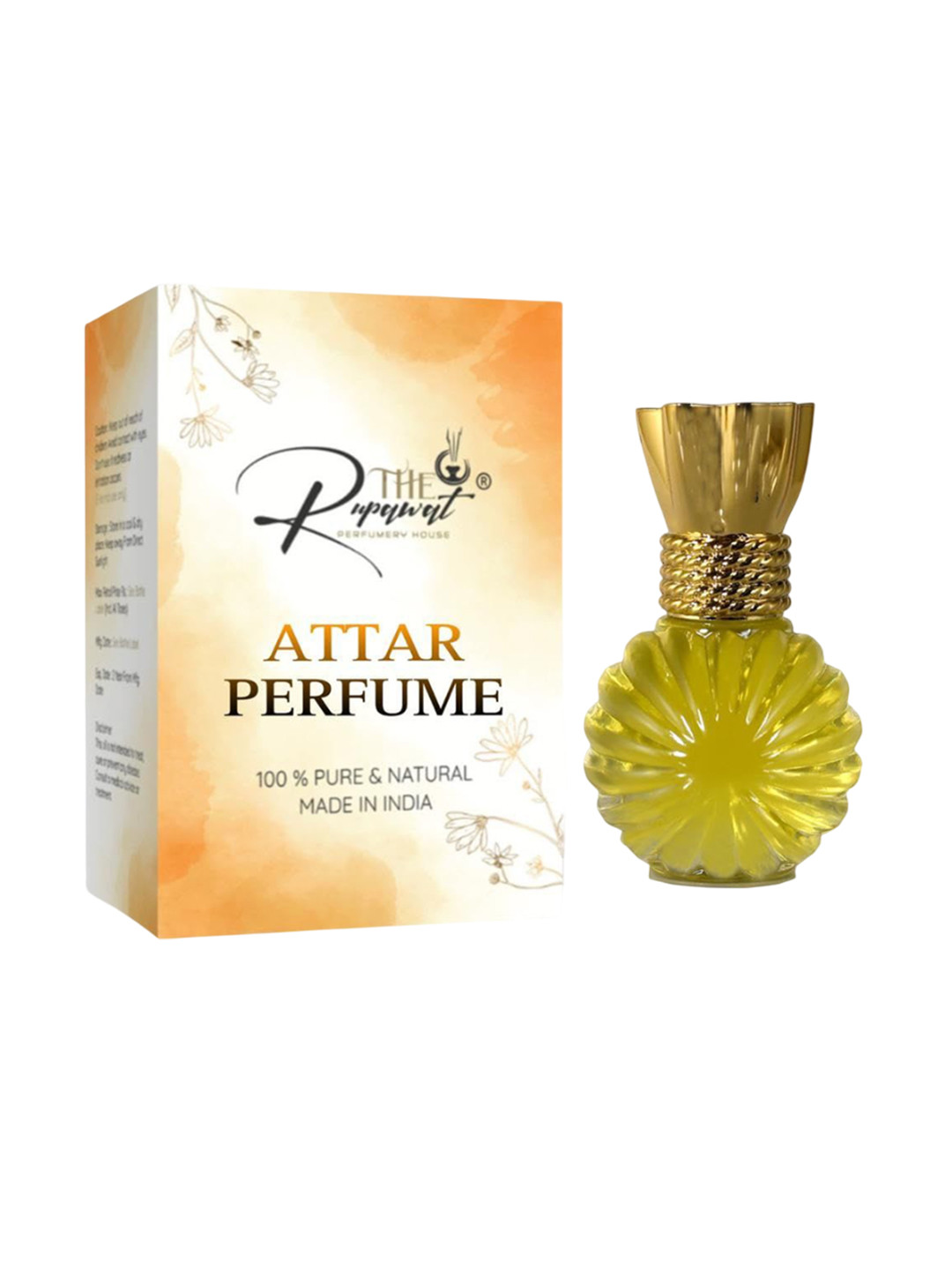 THE RUPAWAT Perfumery House Tangy Nose Premium Natural & Alcohol Free Attar - 12 ml
