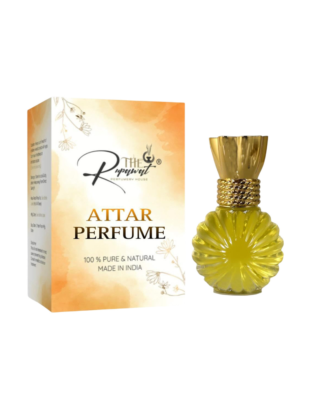 THE RUPAWAT Perfumery House Sultan Premium Natural & Alcohol Free Attar - 12 ml