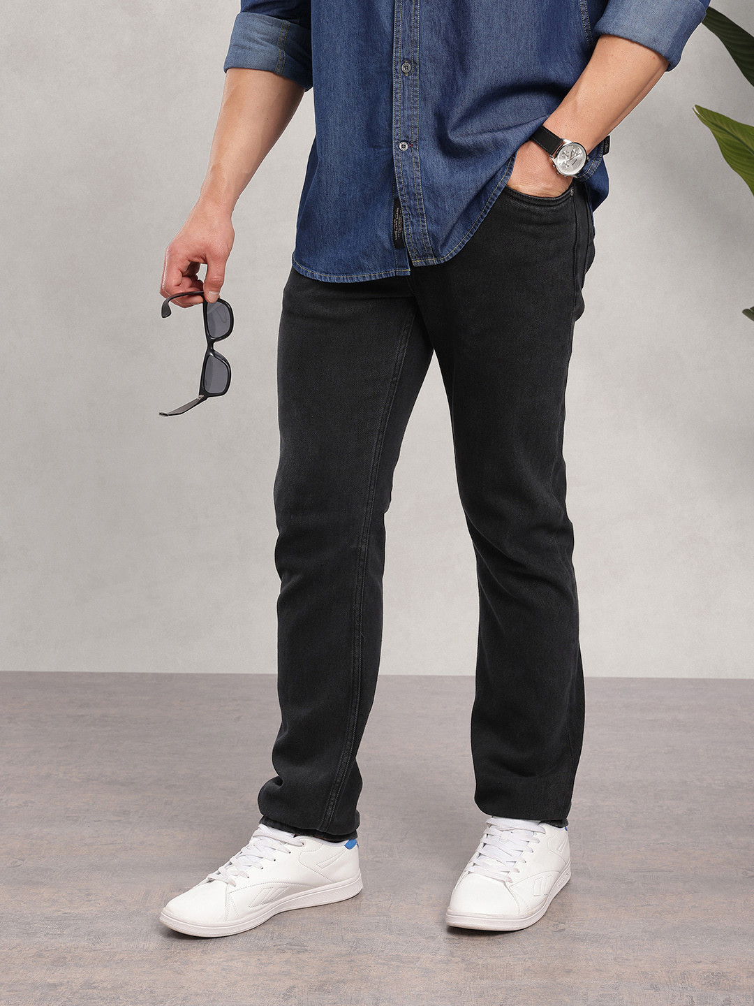 Nautica Men Straight Fit Pure Cotton Stretchable Jeans