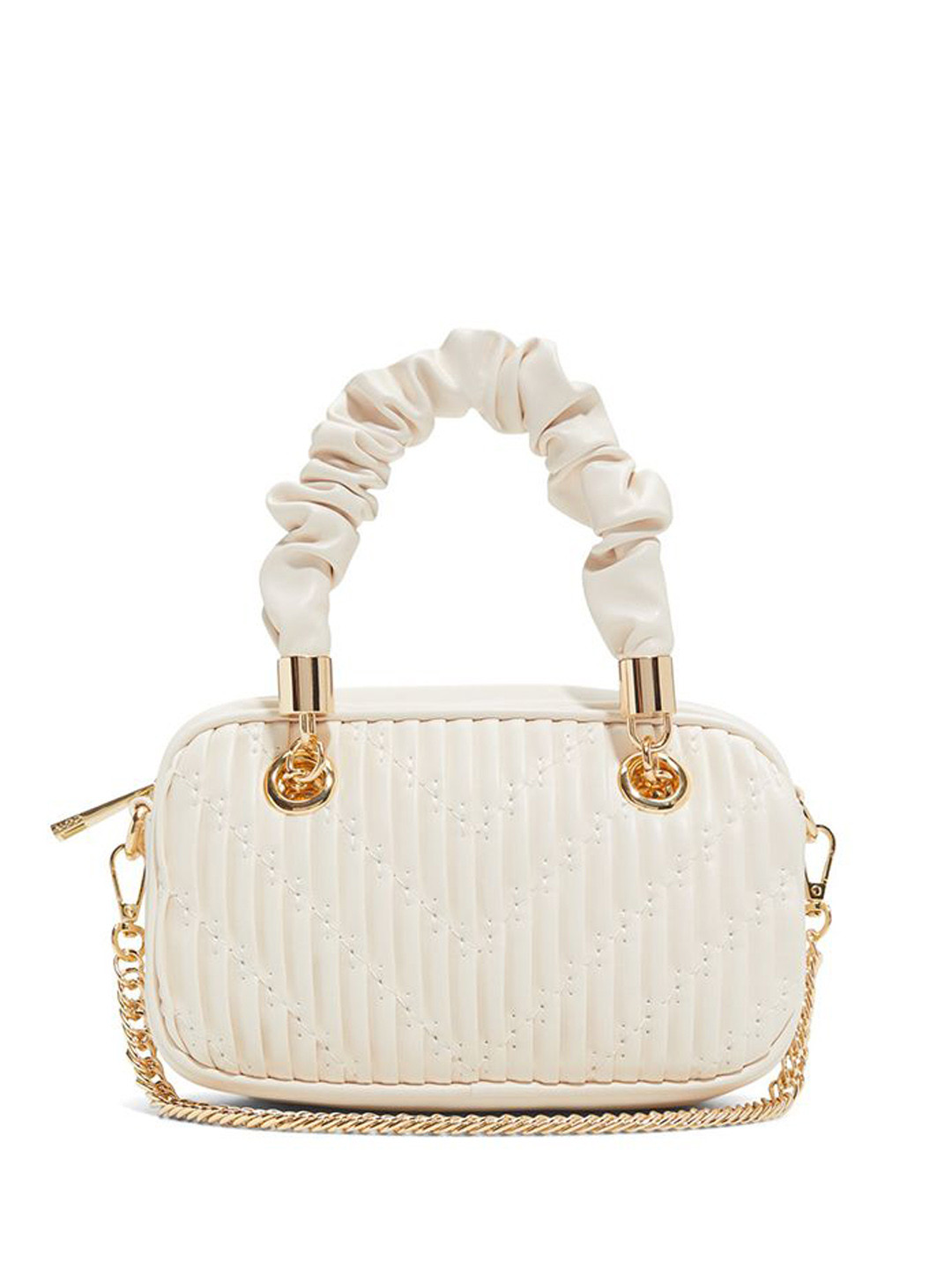ALDO Women SAFIRA Textured Structured Leather Handheld Bag