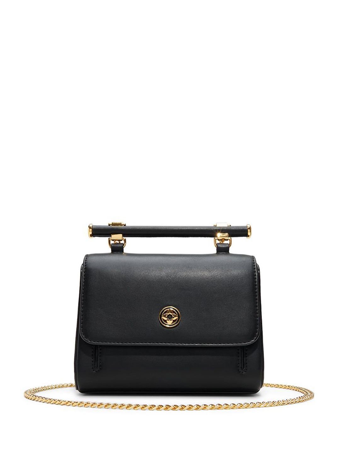 ALDO Women COCKTAILCHIC Solid Structured Leather Sling Bag