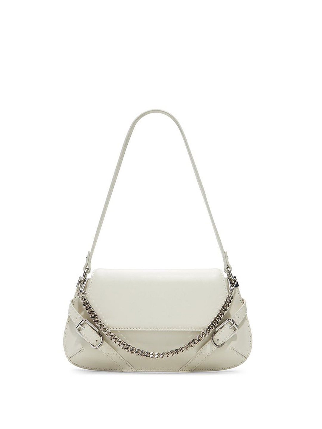 ALDO Women Solid Bowling Leather Shoulder Bag
