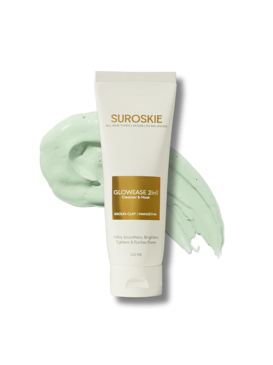 SUROSKIE GlowEase 2 in 1 Hydrating Cleanser & Mask 100ml