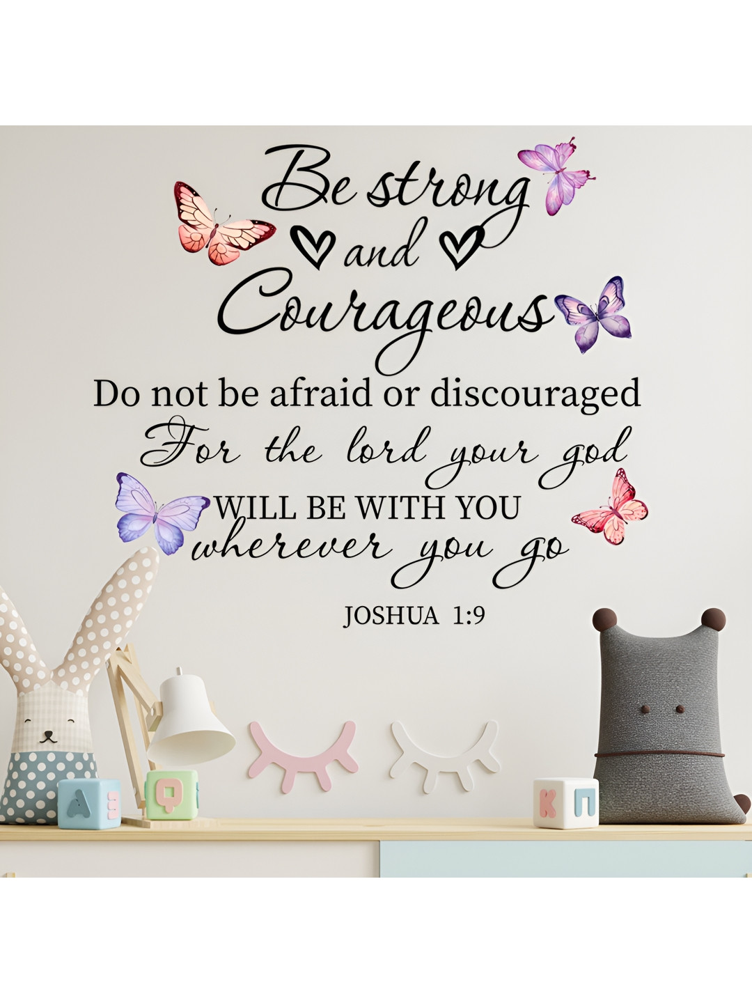 Jaamso Royals Grey & Black Motivational Positive Quote Printed Self Adhesive Stickers