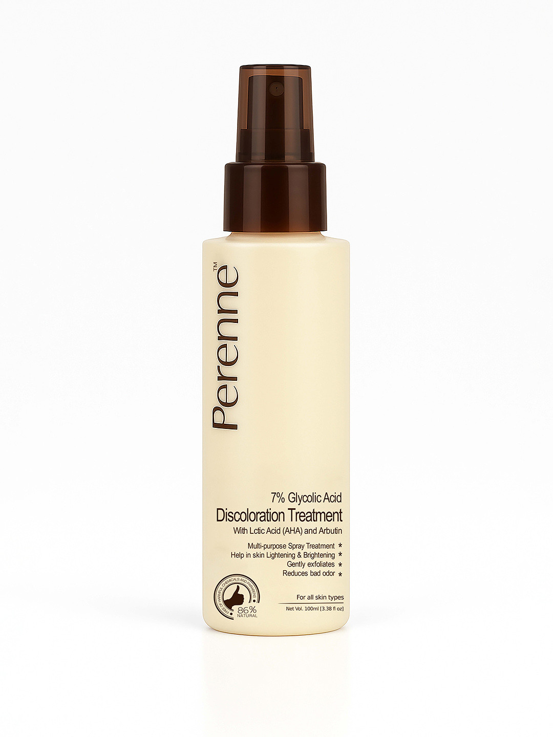 Perenne 7% Glycolic Acid Discoloration Treatment - 100 ml