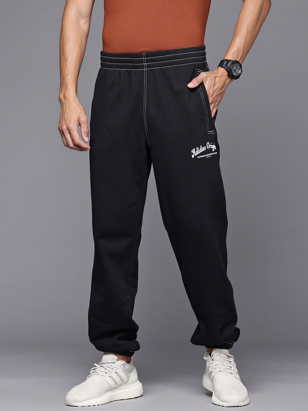 ADIDAS Originals Men Wabash Contrast Stitch Joggers
