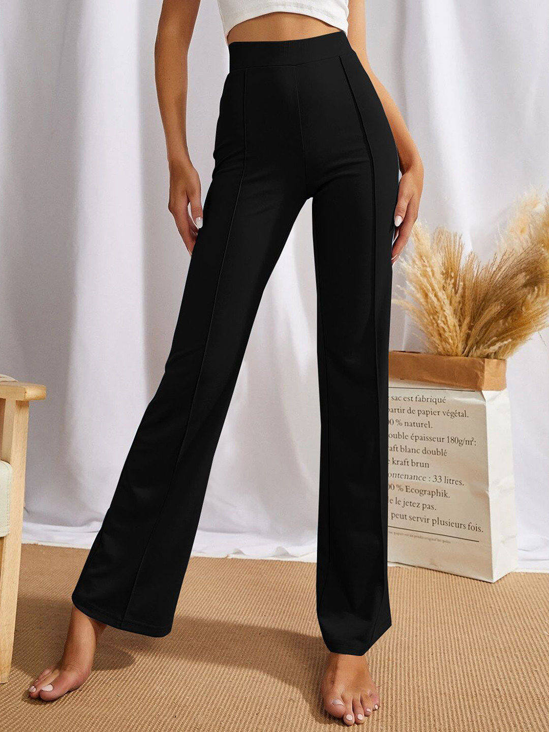 SWADESI STUFF Women Relaxed Easy Wash Cotton Trousers