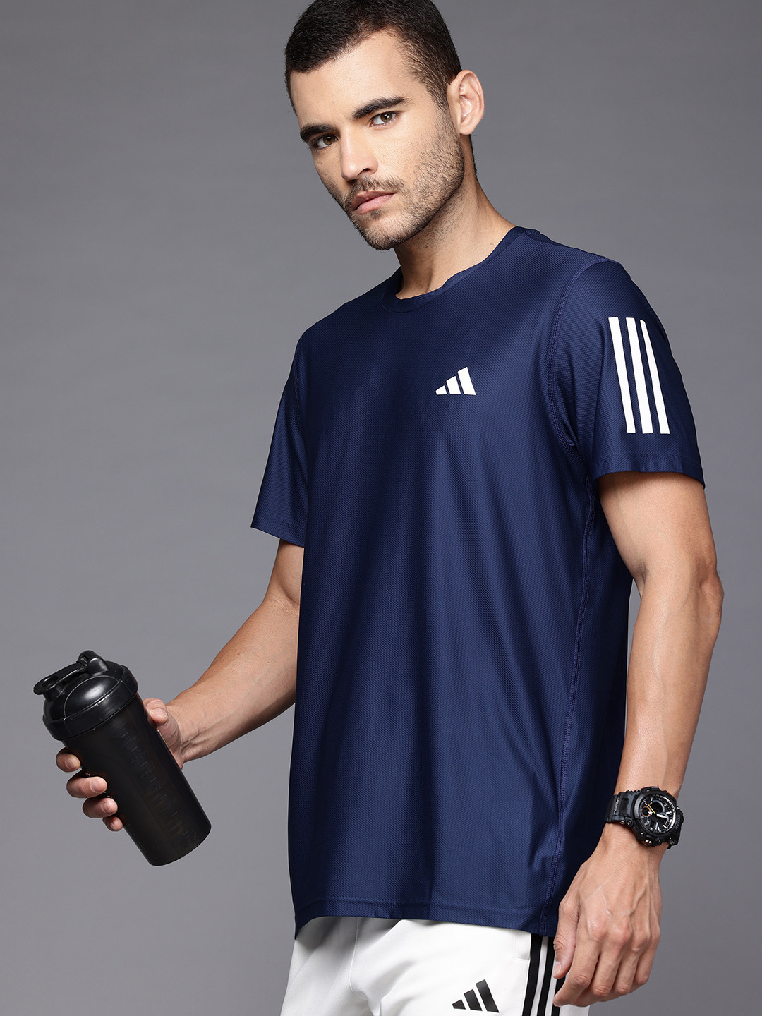 ADIDAS Own The Run Logo Detail T-shirt