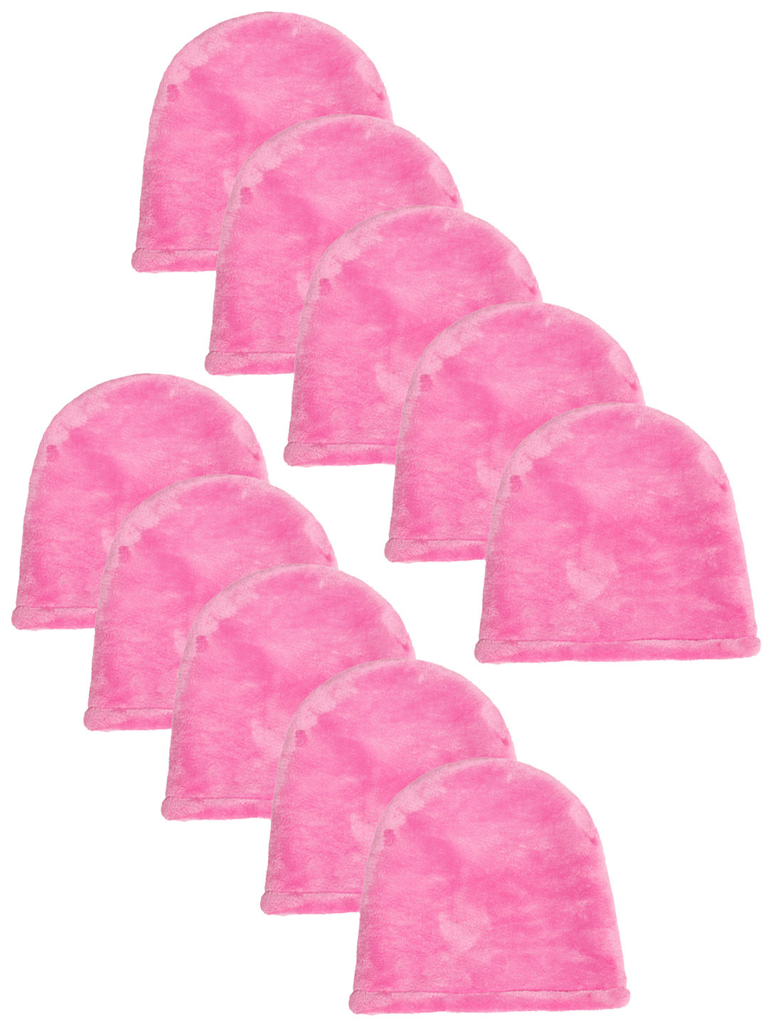 KLOTTHE Women Set Of 10 Lightpink Woolen Beanie Caps