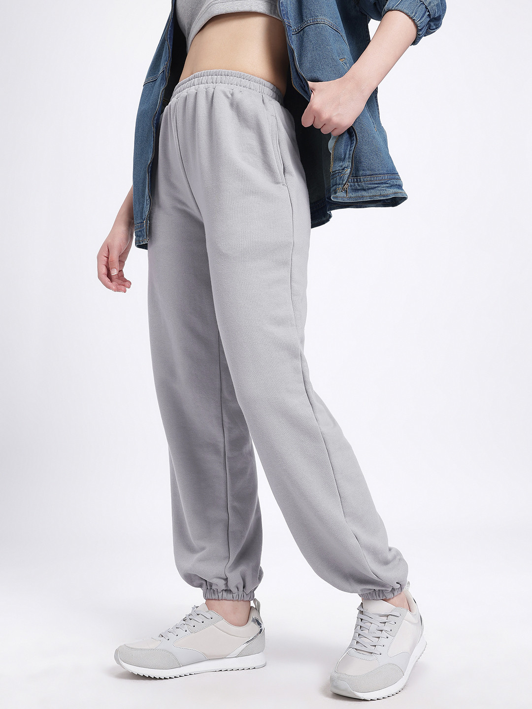 glitchez Women Raw Edge Detail Joggers