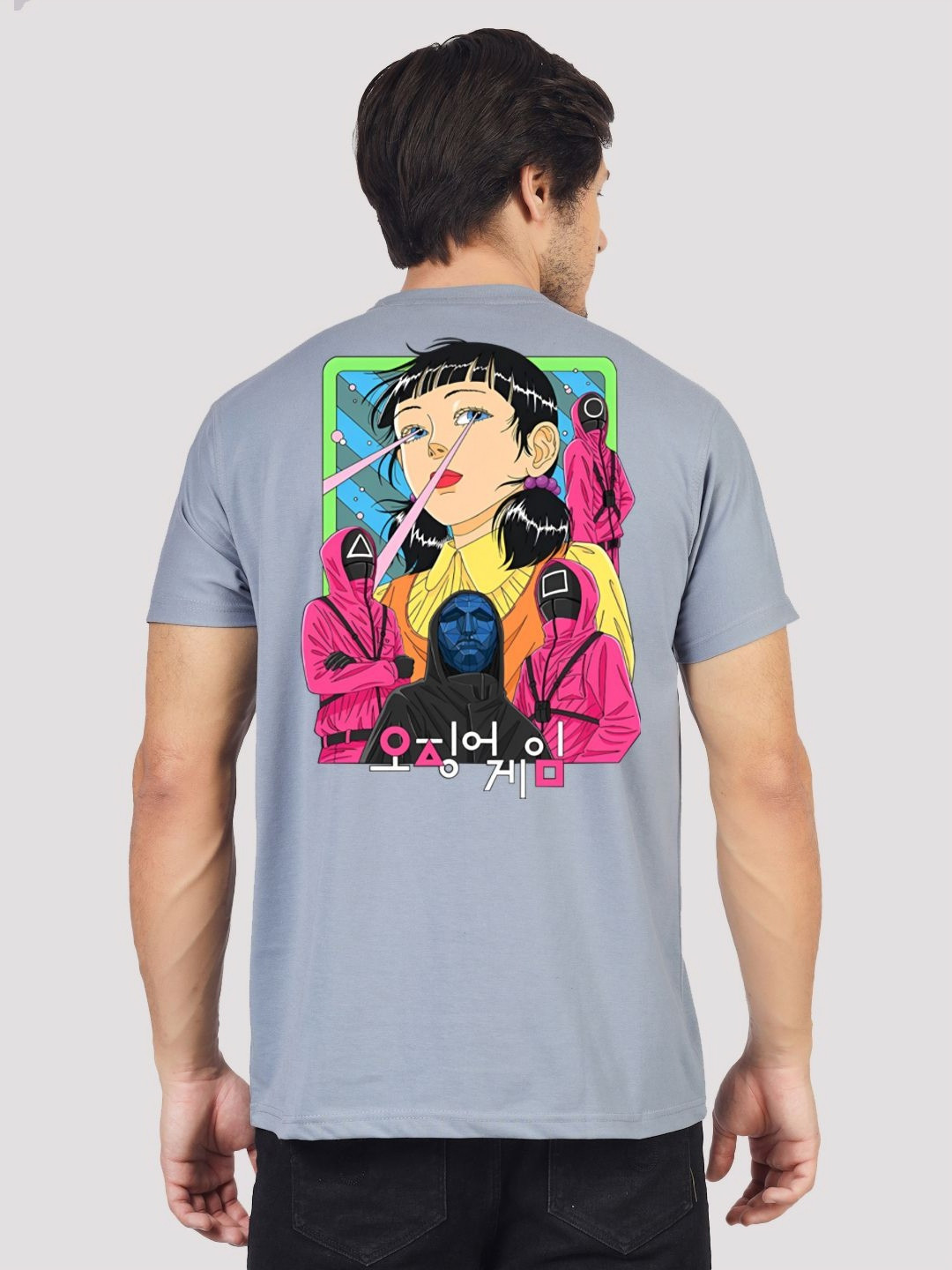 Greylongg Men Yorksteadd 2076 Vireo Graphic Printed Round Neck T-shirt