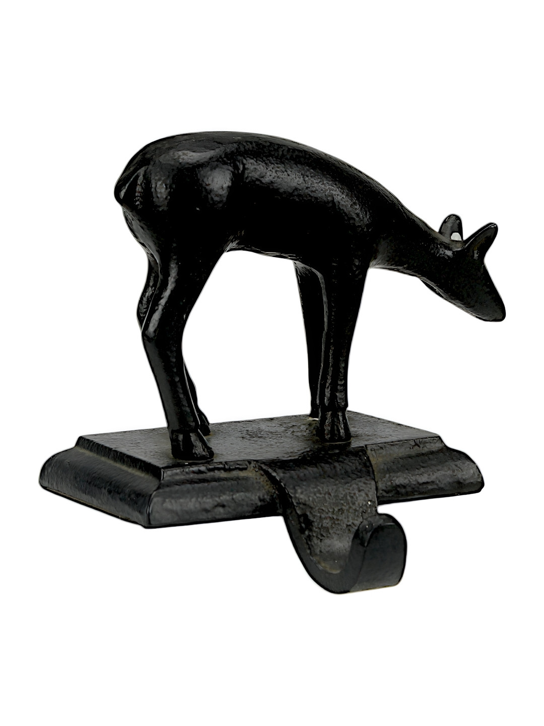 Hind Decor Black Deer Stocking Holder