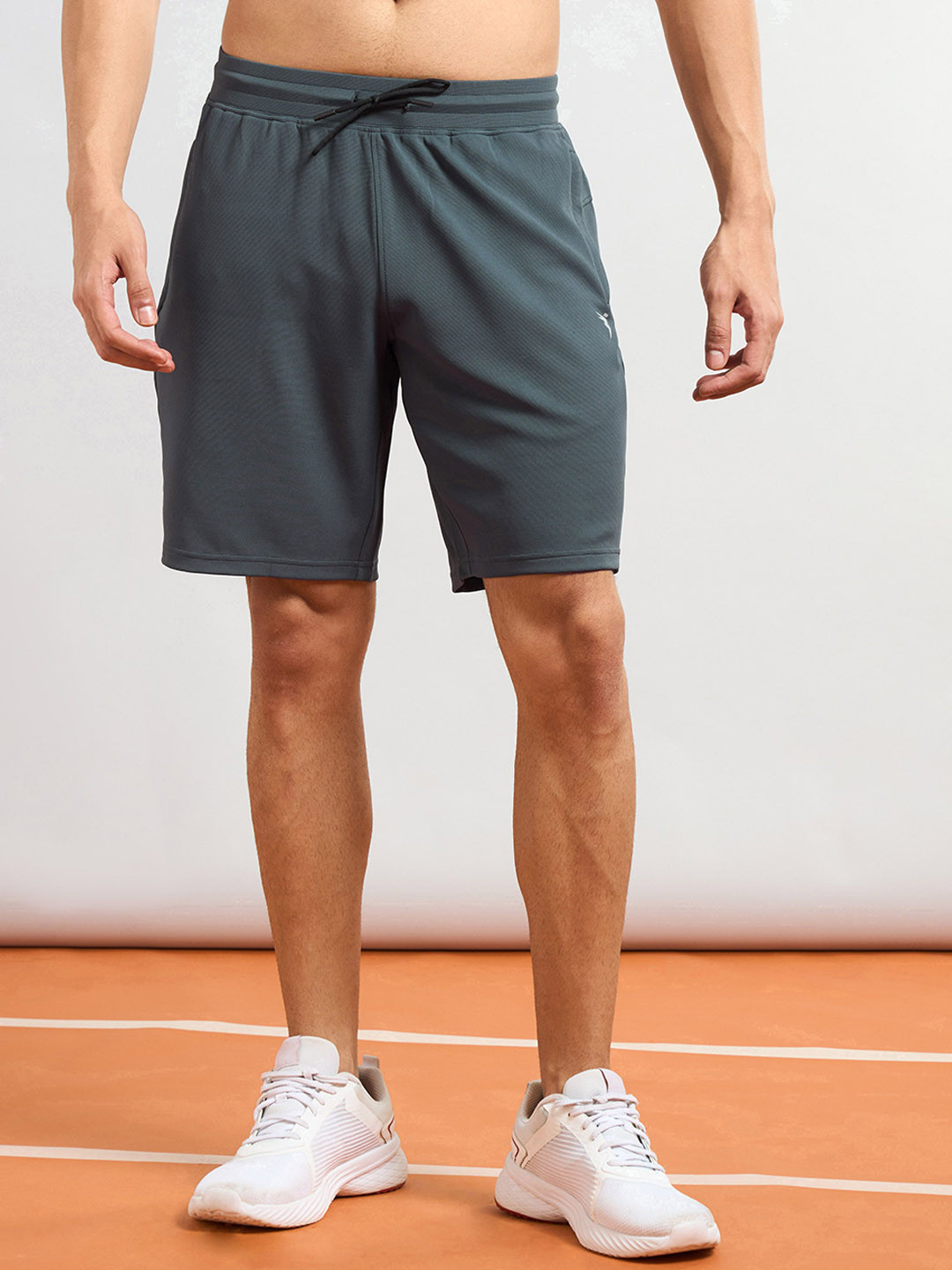 Technosport Men Slim Fit Rapid-Dry Training or Gym Sports Shorts