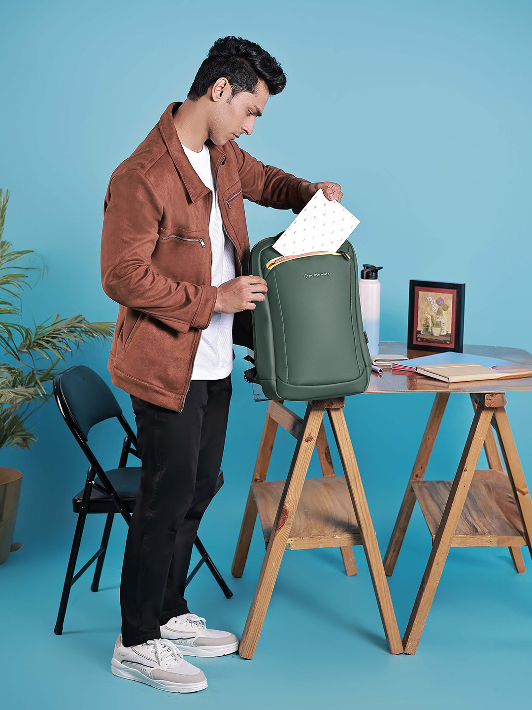 Nasher Miles Queens 22L Polyester Laptop Backpack with Number Lock & USB charging