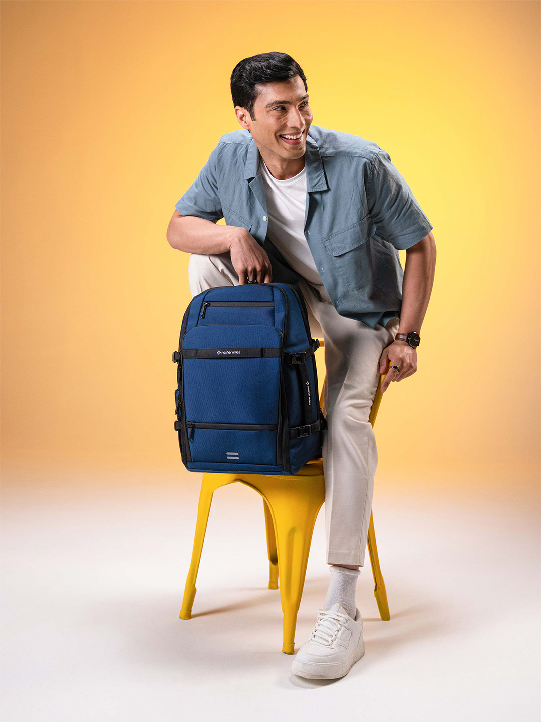 Nasher Miles Unisex Manhattan 40L Polyester Casual Overnight Multipurpose Laptop Backpack