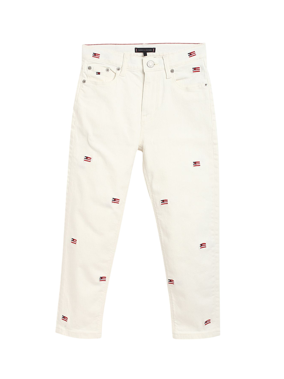 Tommy Hilfiger Boys Barrel Fit Mid-Rise Jeans