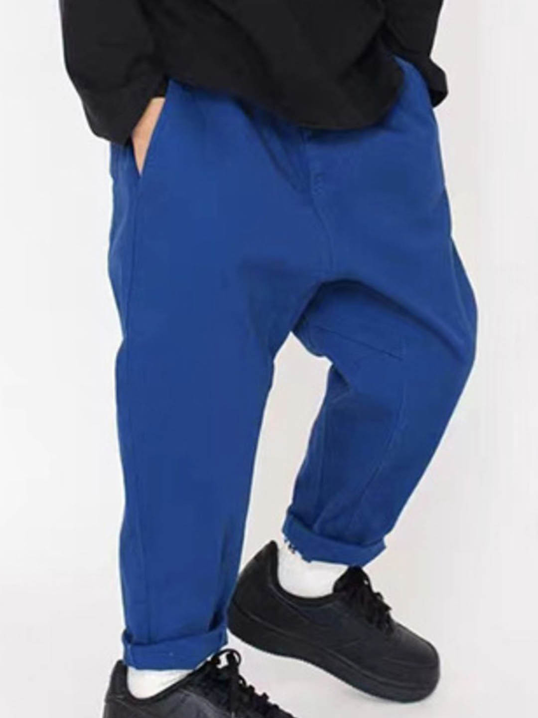 LULU & SKY Boys High-waist Mid-Rise Tapered Trouser