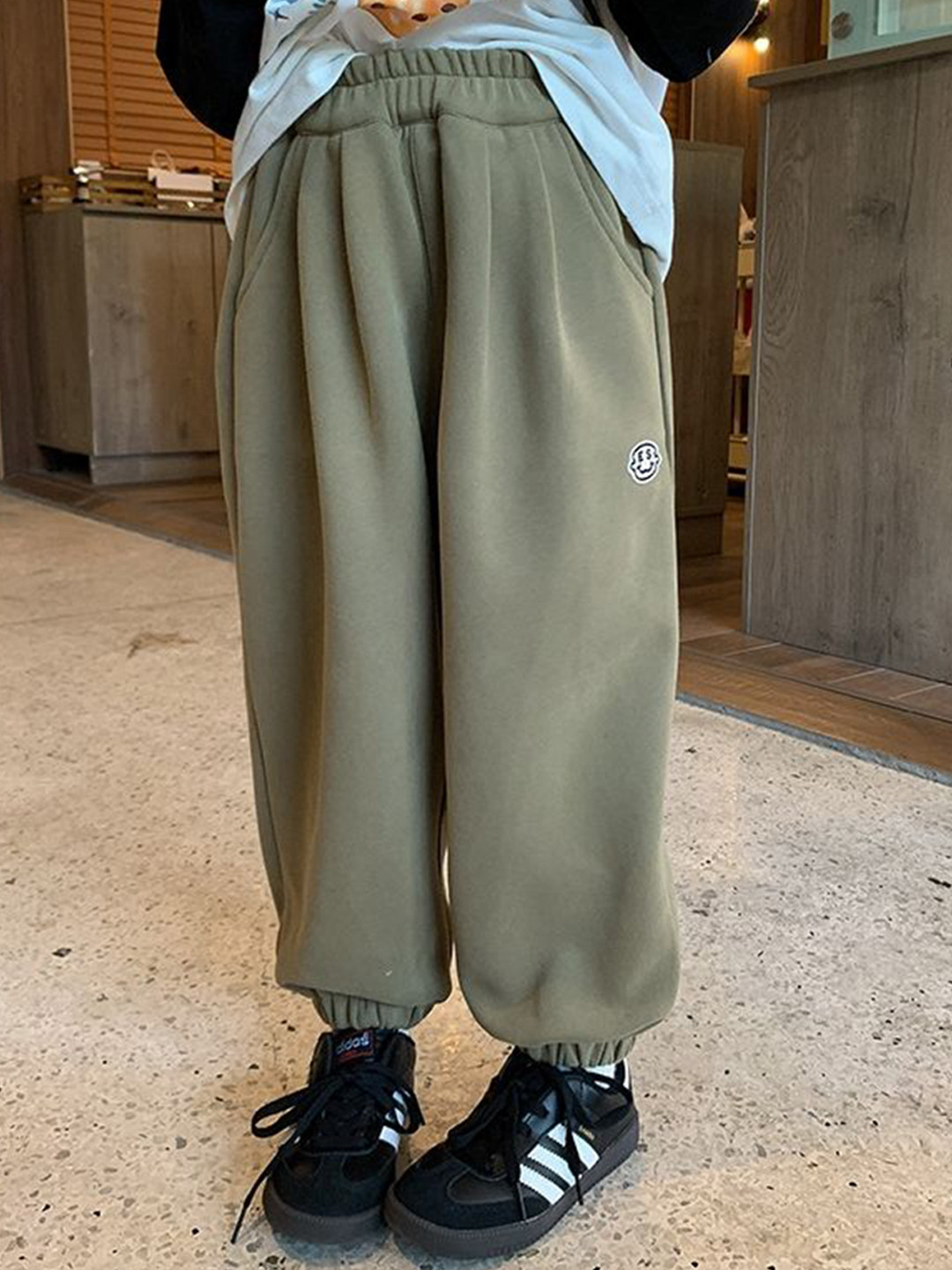 LULU & SKY Girls High-Waist Joggers