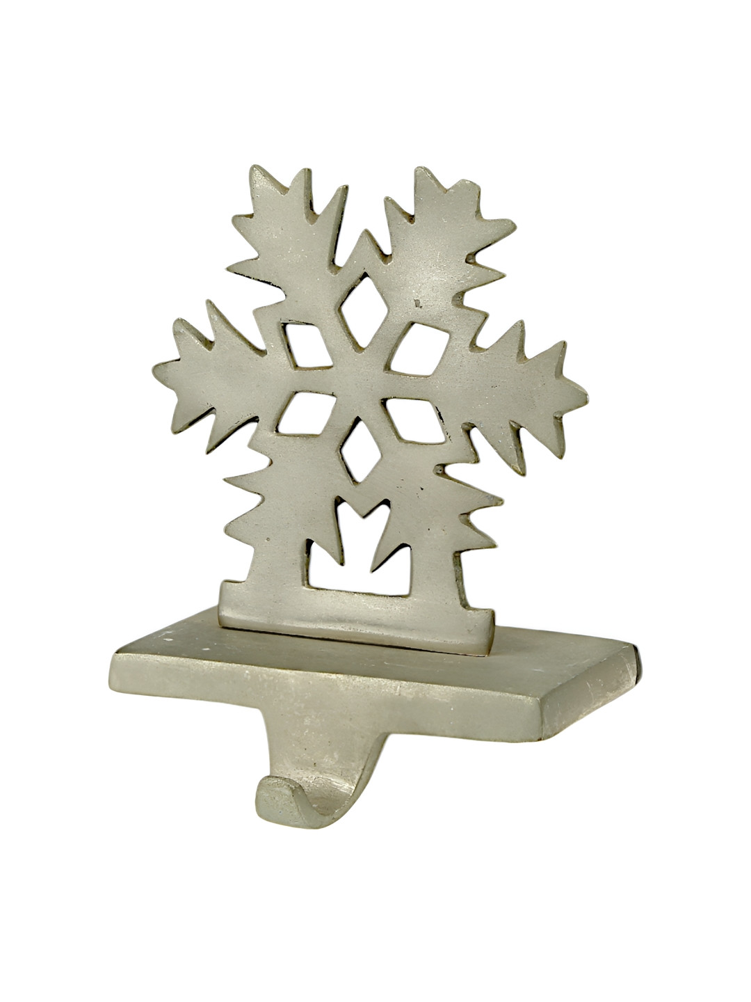 Hind Decor White Christmas Snow Stocking Holder