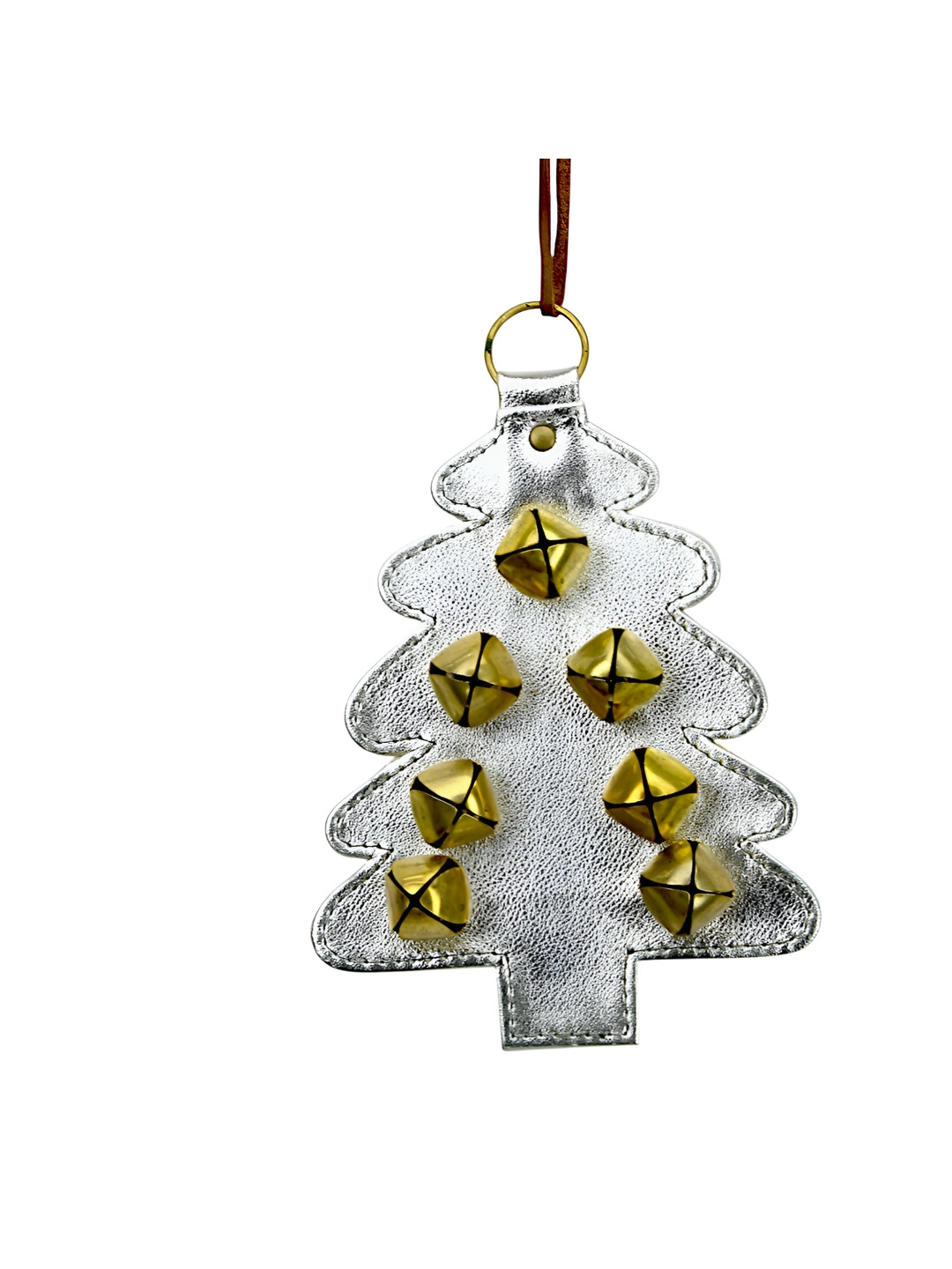 Hind Decor White Hanging Christmas Tree With Bells