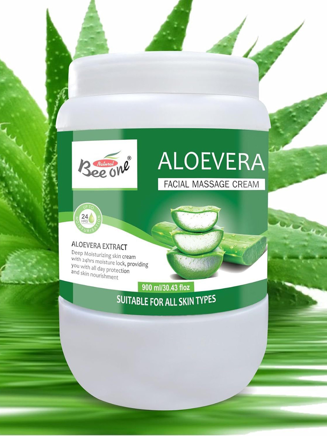 Beeone Aloe Vera Massage Cream - 900 ml