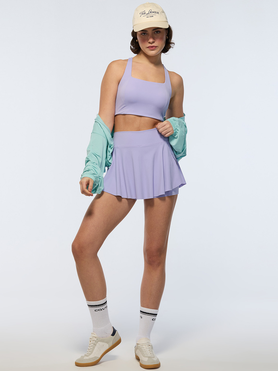 Cava Lilac Swirl Tennis Skort