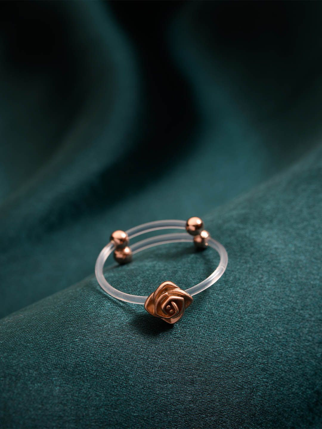 Gargi by P. N. Gadgil & Sons  Floral Adjustable Finger Ring