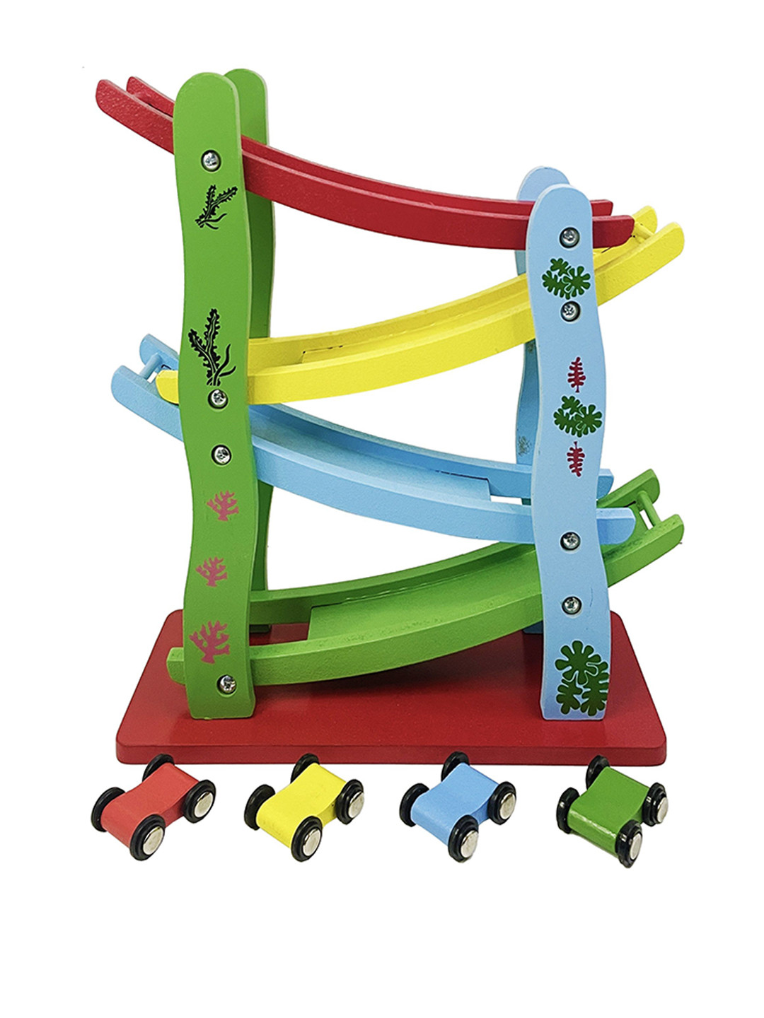 Kafron Kids Ramp Race Track Set With 4 Cars Toy Vehicles