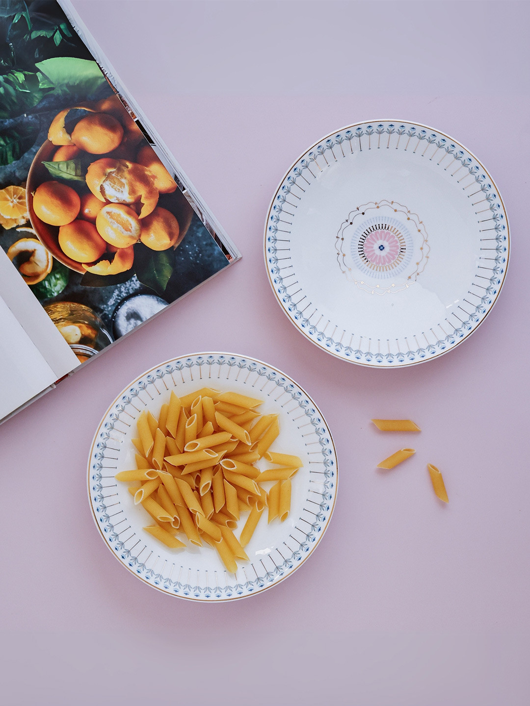 CLAY CRAFT White Set Of 2 Magique By The Wishing Chair Plates