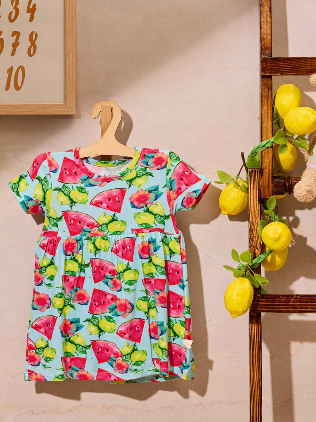 Softsens Floral Print A-Line Dress