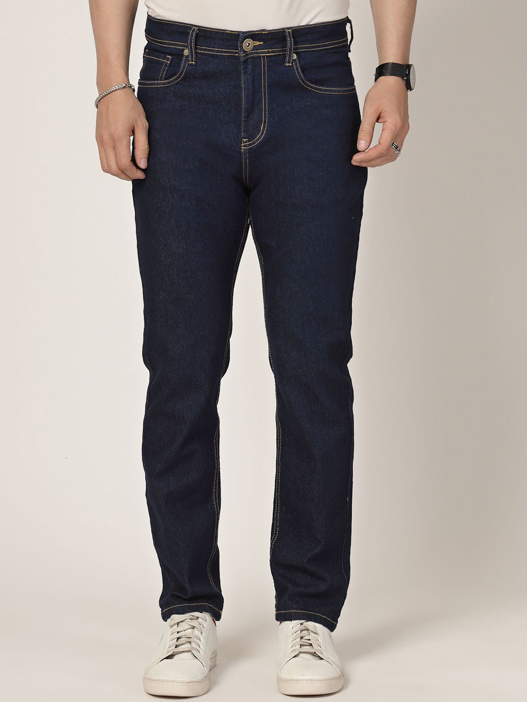 Style Quotient Men Light Fade Stretchable Denim Jeans