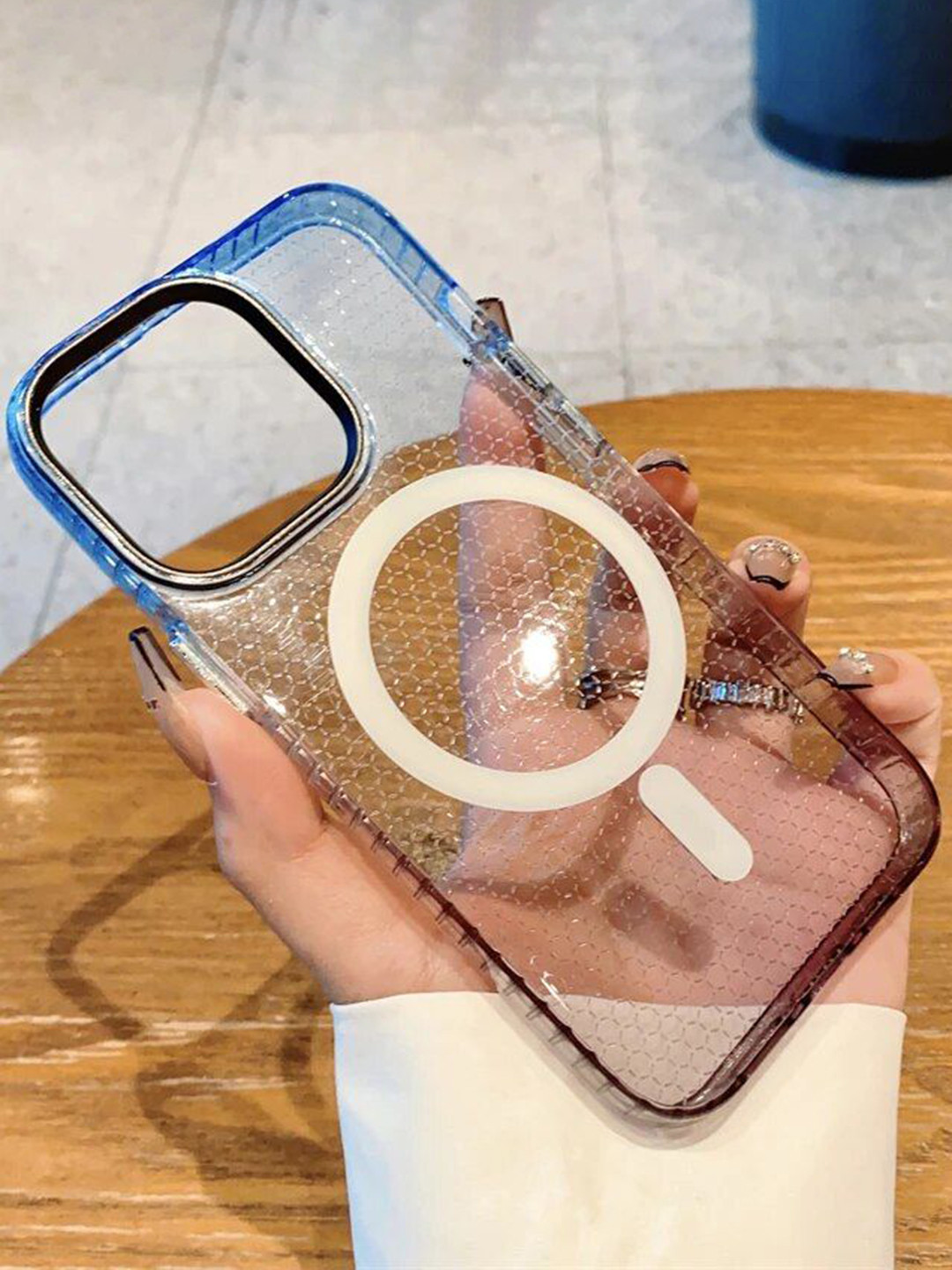 Luxury Kase LK080 Abstract Printed iPhone 11 Fashion Gradient Color Back Case