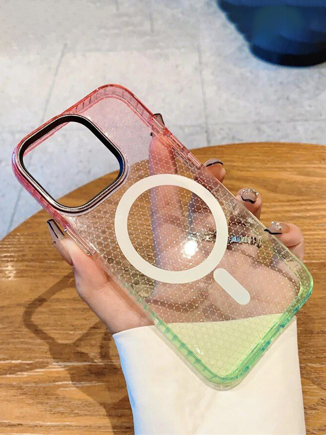 Luxury Kase LK080 Fashion Gradient iPhone 12 Back Case