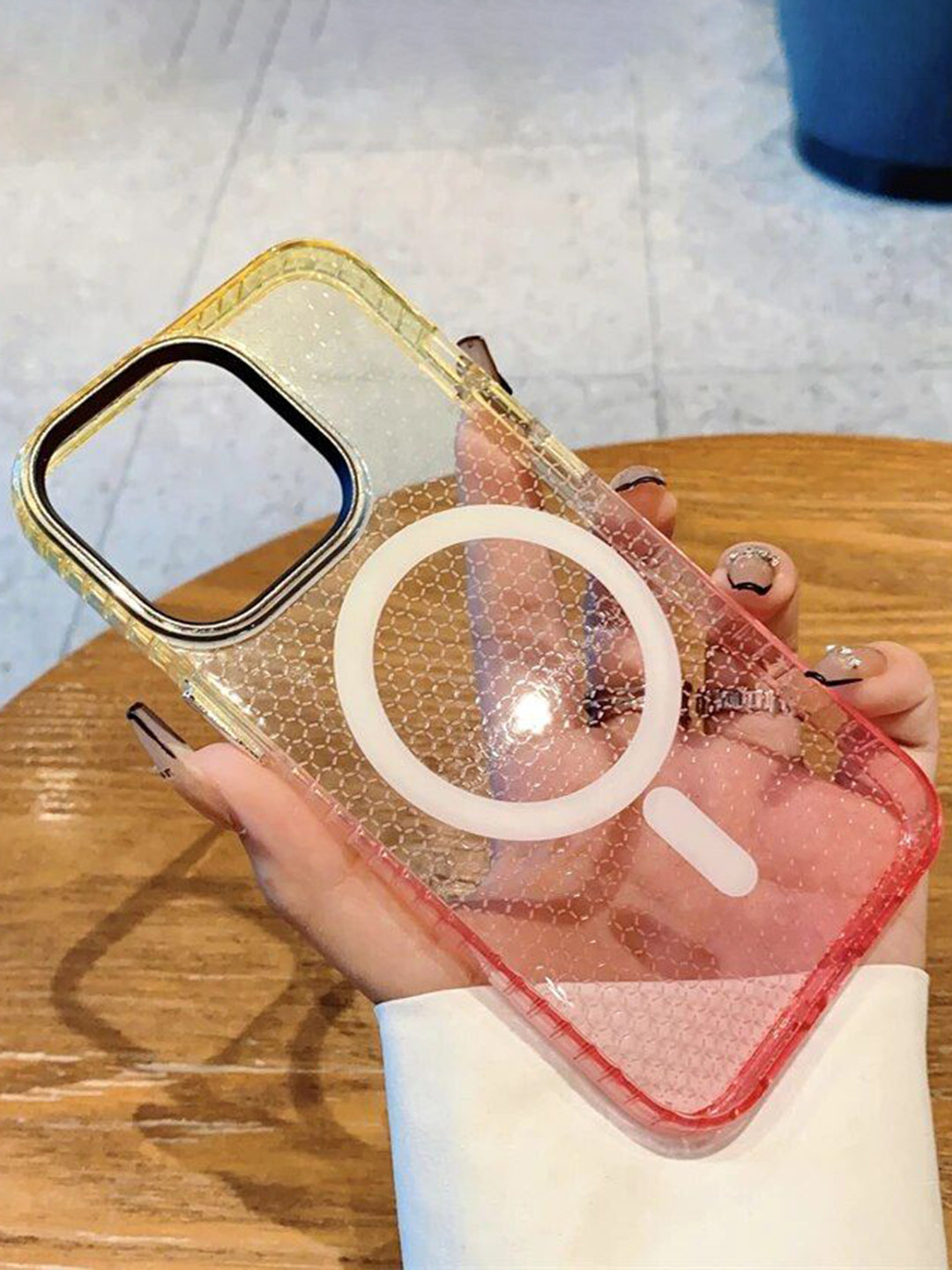 Luxury Kase LK080 Fashion Gradient iPhone 12 Pro Max Back Case