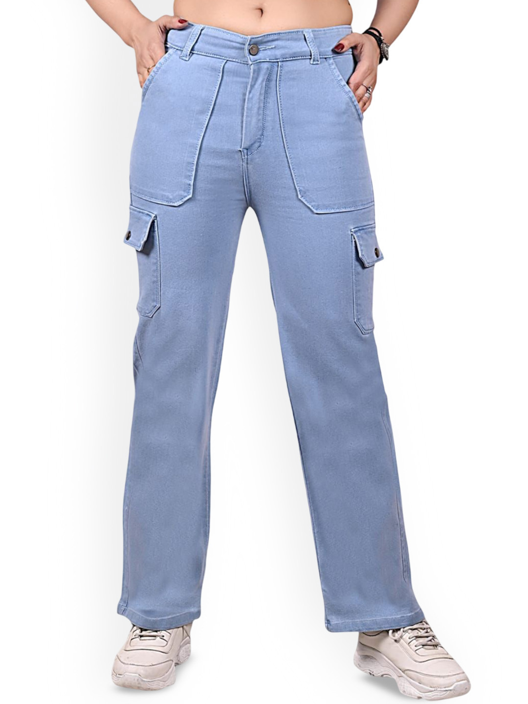 Hayler Women Straight Fit Highly Distressed Stretchable Jeans