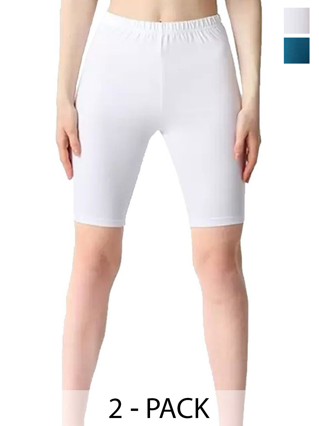 Diving deep Pack Of 2  Cotton Boy Shorts Briefs 47_3Royal Blue WhiteShorts 2 PC__XXL