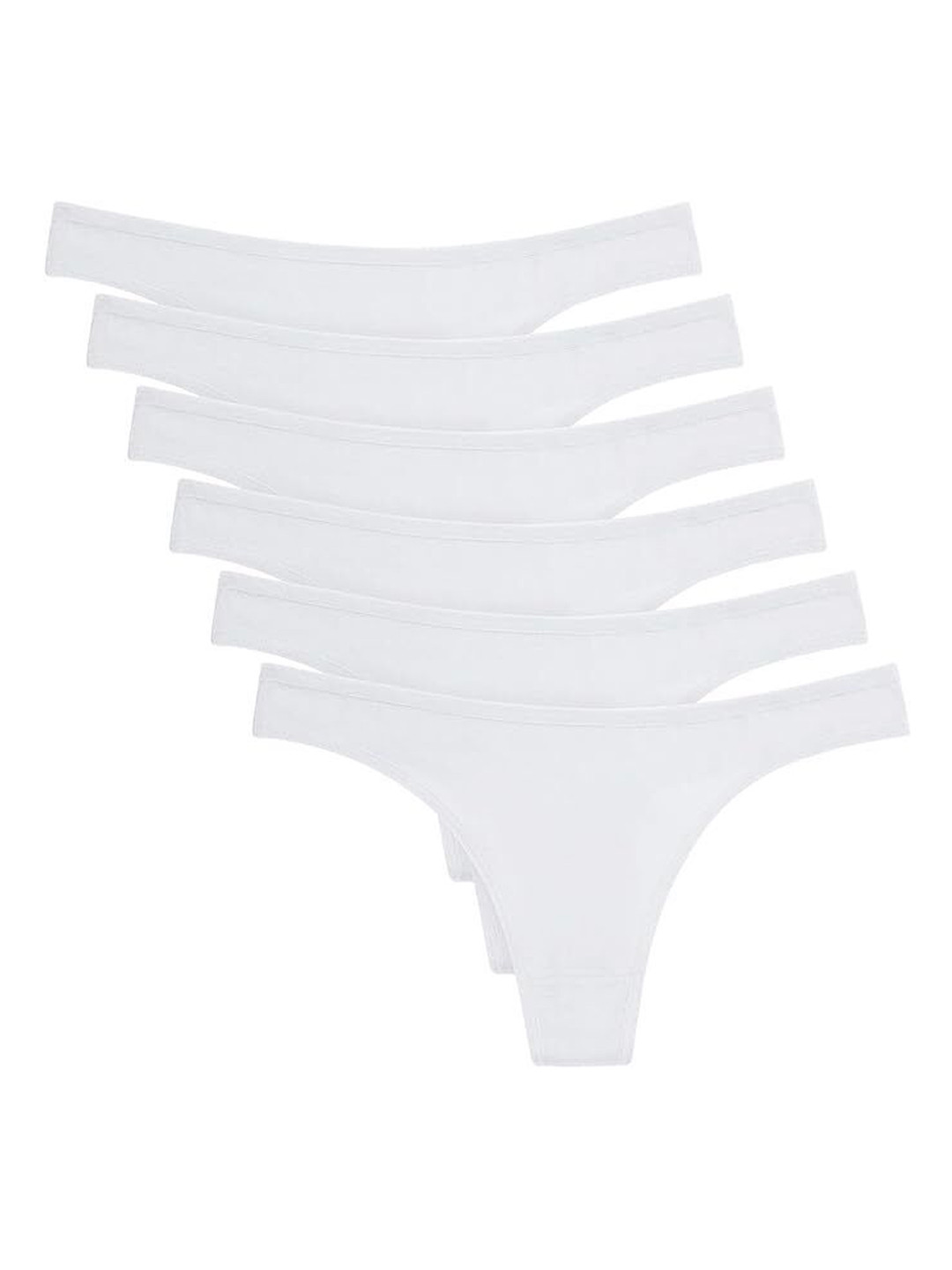 Diving Deep Pack Of 6 Cotton Thong Briefs MThong Pack of six__4XL