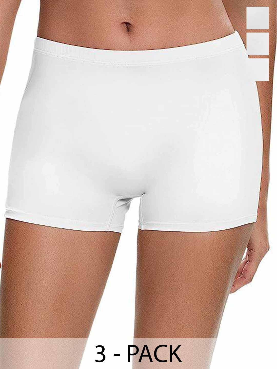 Diving Deep Pack Of 3 Cotton Boy Shorts Briefs J_4Full Panty_Three Pack_XL